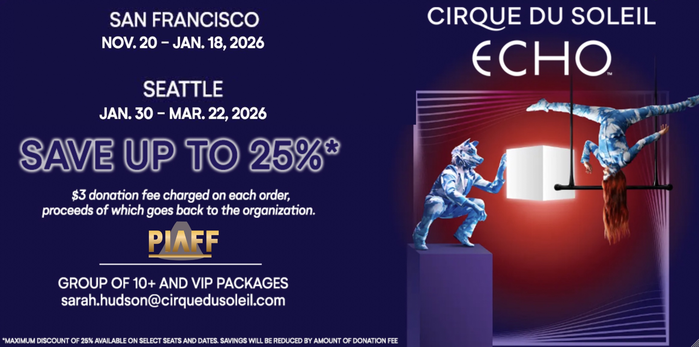 Le Cirque du Soleil à San Francisco avec ECHO : un spectacle inédit qui